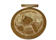 Round Copper Metal Award Medals Original Material Color Die Casting Process