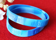 Processus déprimé assorti de logo de bracelets en caoutchouc de soutien de PMS imperméable