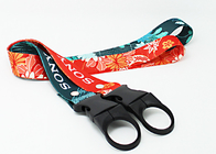 Work ID Card Custom Cotton Lanyards Good Soft Touch Feeling 2*90cm Size
