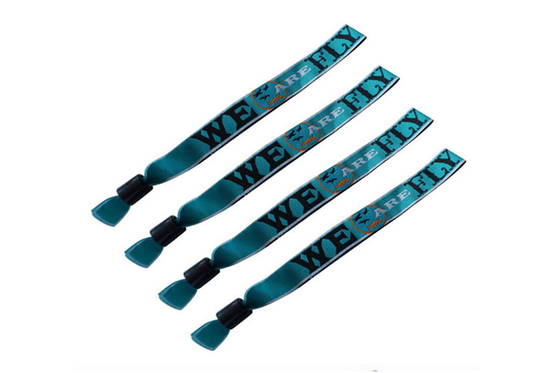 Chine Cadmium de bande de sublimation de sécurité de bracelets de tissu tissé par conception de mode bas usine